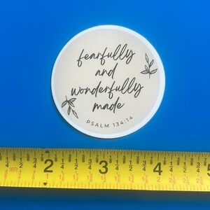 ⚪️Psalm 134:14 Bible Verse Biblical Vinyl Sticker Decal